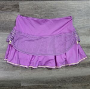 Lucky in Love Purple Ruffle Athletic Tennis Skort - Size S (4-6)